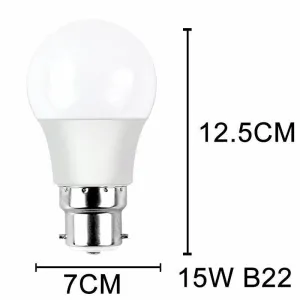 10 PCS 220V 15W LED Radar Sensor Motion Bulb E27 B22 | Smart Security Light Globe Bulb