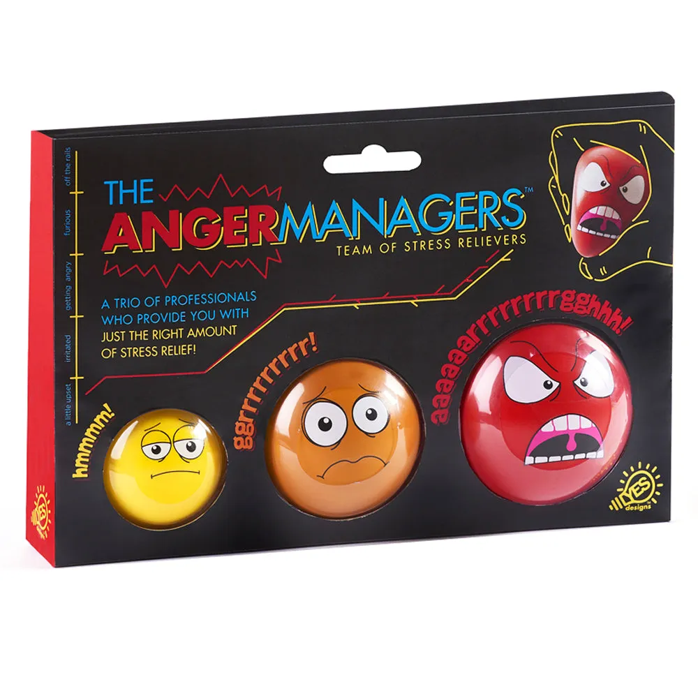 3 Pc Anger Management Balls Stress Reliever Squeeze Hand Pain Stress Relief