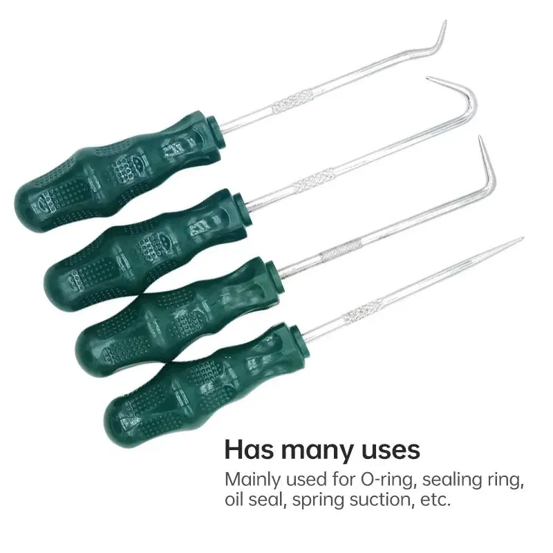 4pcs 160mm Car Oil Seal Screwdrivers Set Gasket Puller Remover Pick Hooks Multifunction Tools