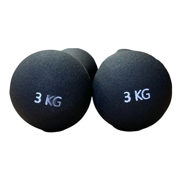 Avento pair of Dumbbells 2x3Kg 42DC-BLK