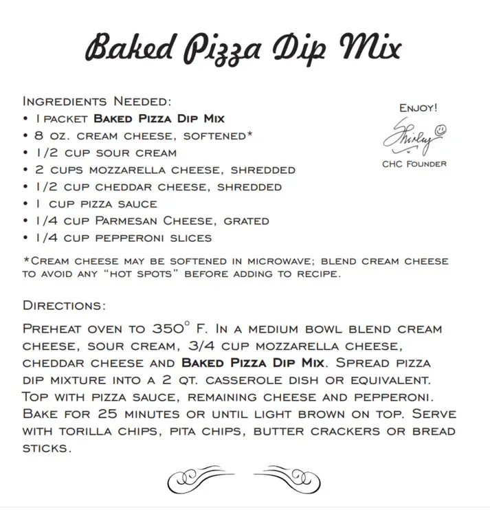 Baked Pizza Dip Mix