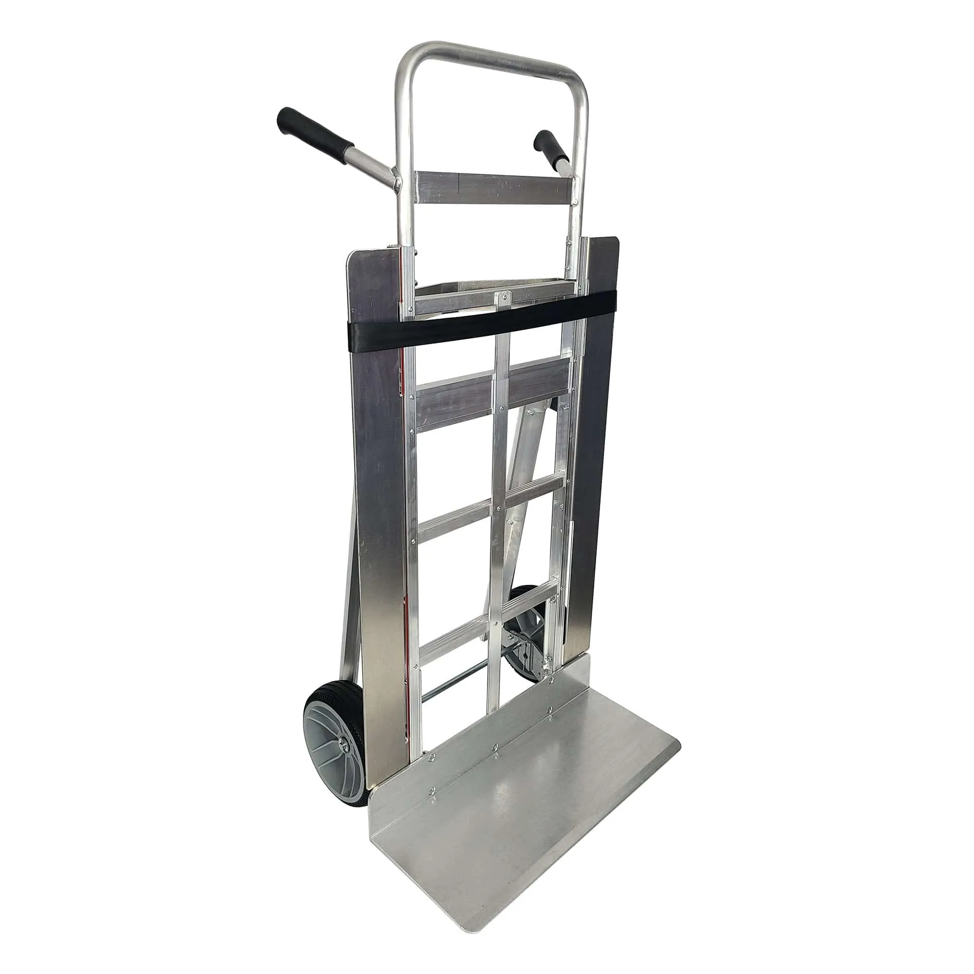 B&P Liberator XT Extra Wide Hand Truck - 12in Nose Plate - Wings - Stair Climbers