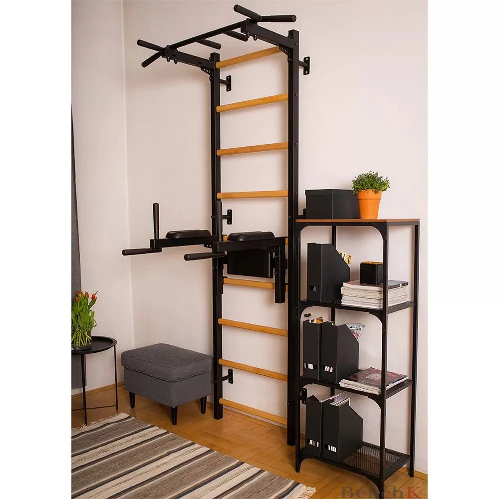 BenchK Stall Bar With Pull-up Bar and Dip Station 722B