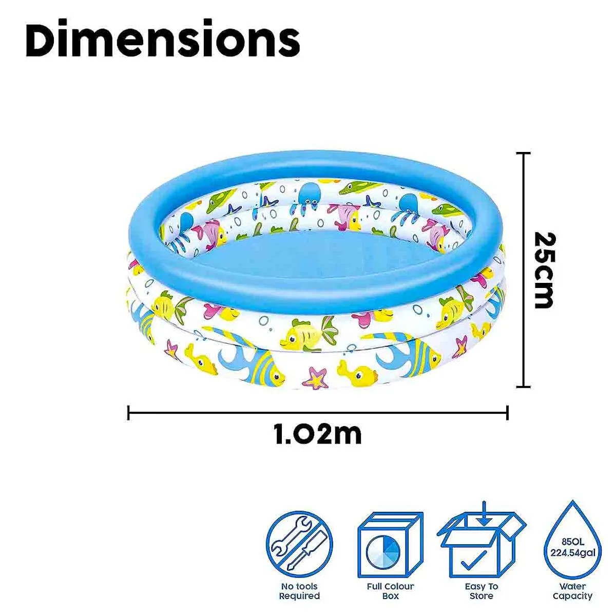 Bestway Inflatable Ocean Life Pool