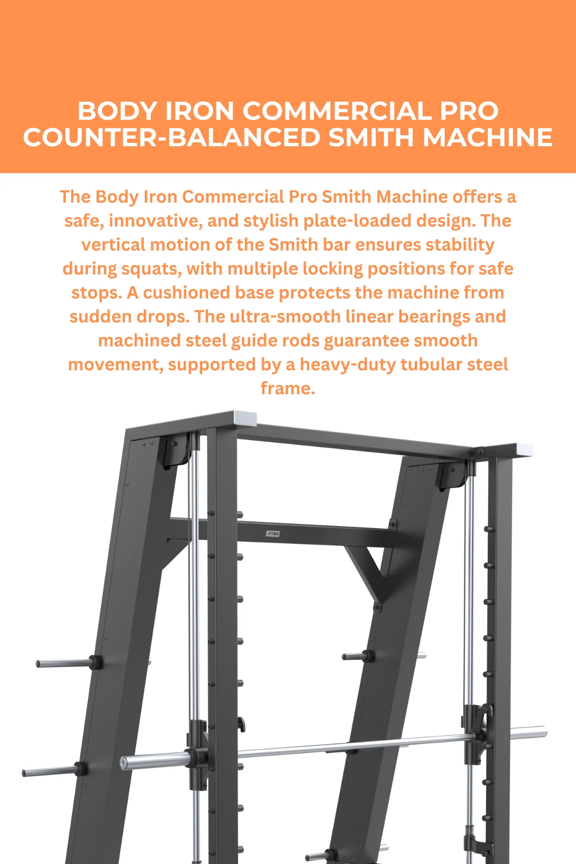 Body Iron Commercial Pro Counter-Balanced Smith Machine