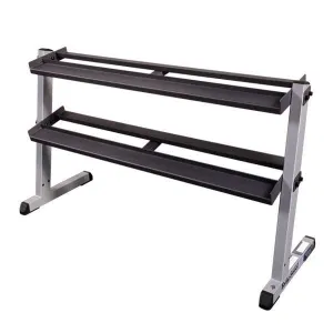 Body Solid Two Tier Dumbbell Rack