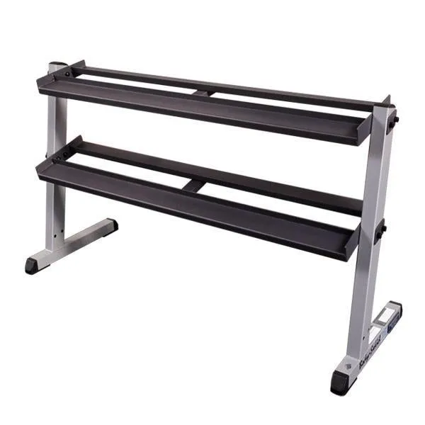 Body Solid Two Tier Dumbbell Rack
