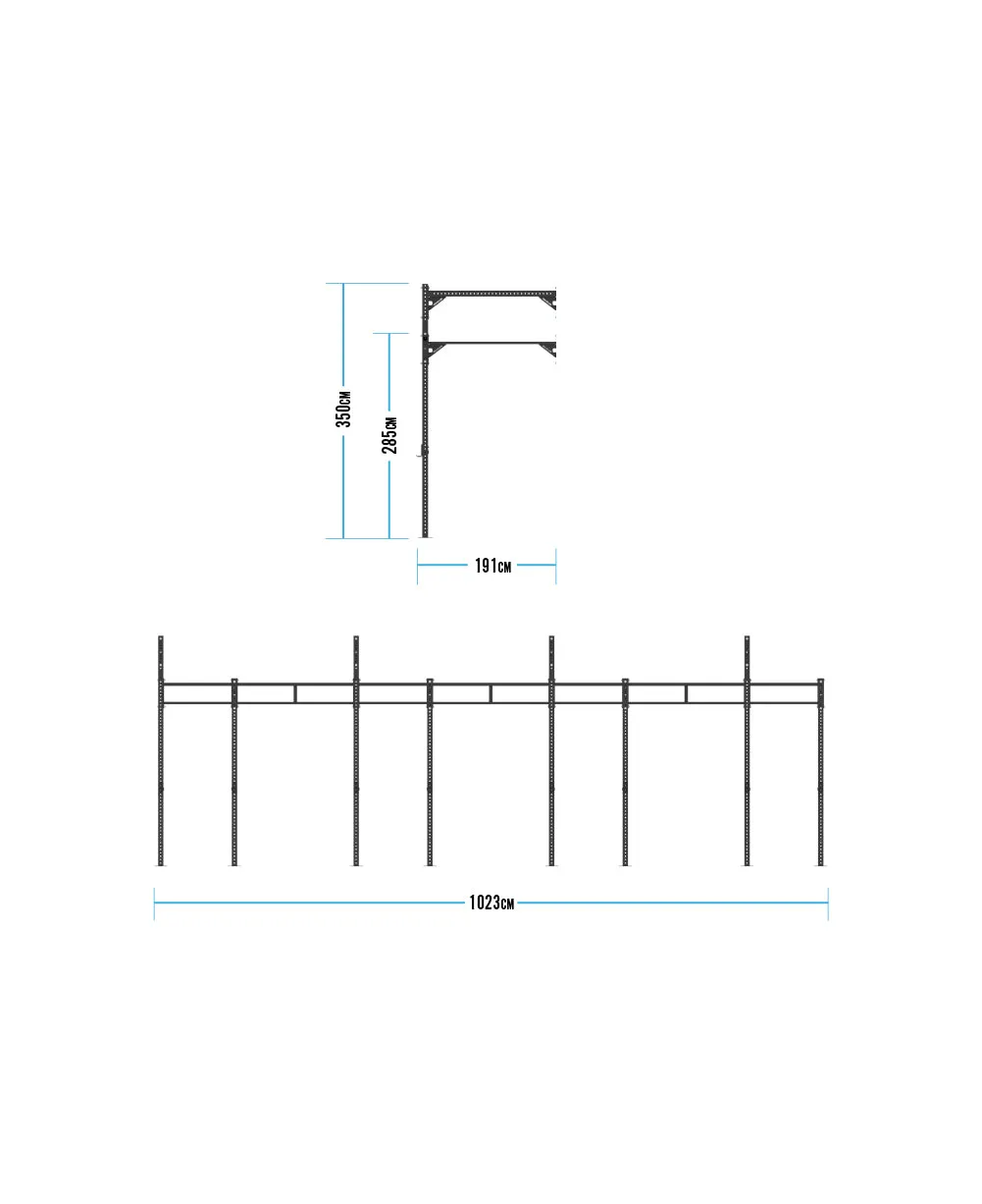 Bulldog Gear - 4 Bay Wall Mounted Rig