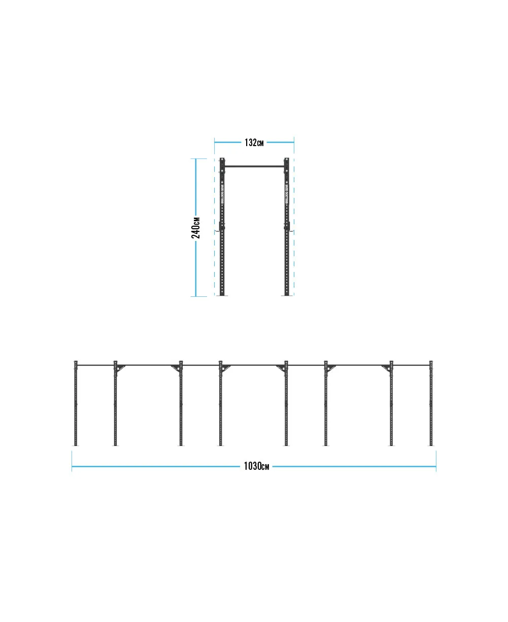 Bulldog Gear - Studio - 8 Bay Free Standing Rig