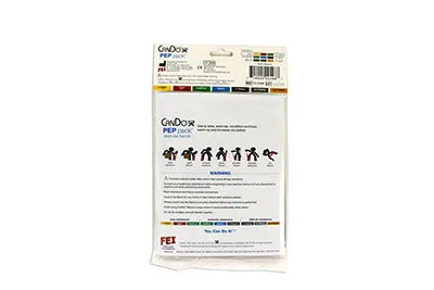CanDo Low Powder Exercise Tubing Pep Pack - Easy with Yellow, Red, and Green tubing
