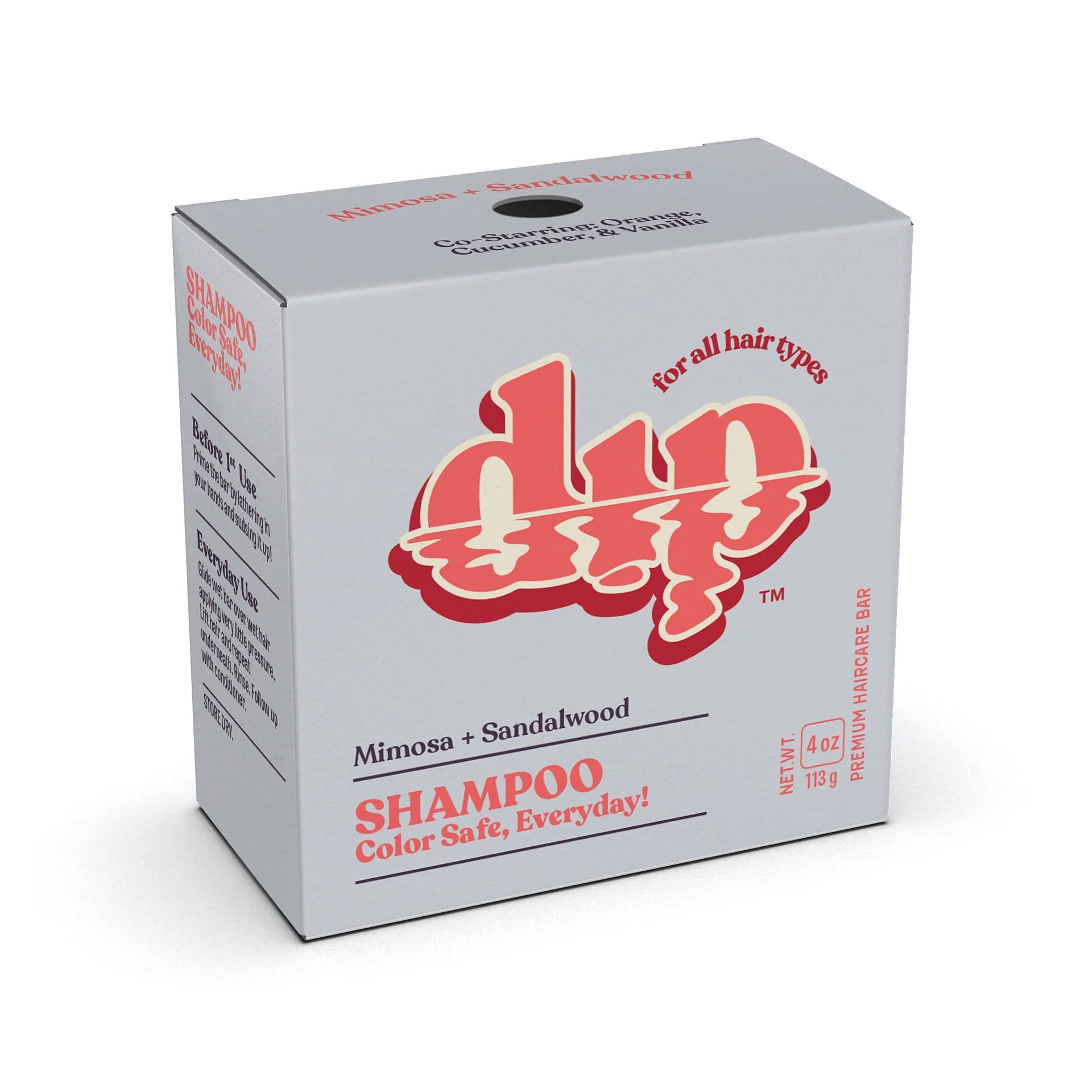 Color Safe Shampoo Bar for Every Day - Mimosa & Sandalwood