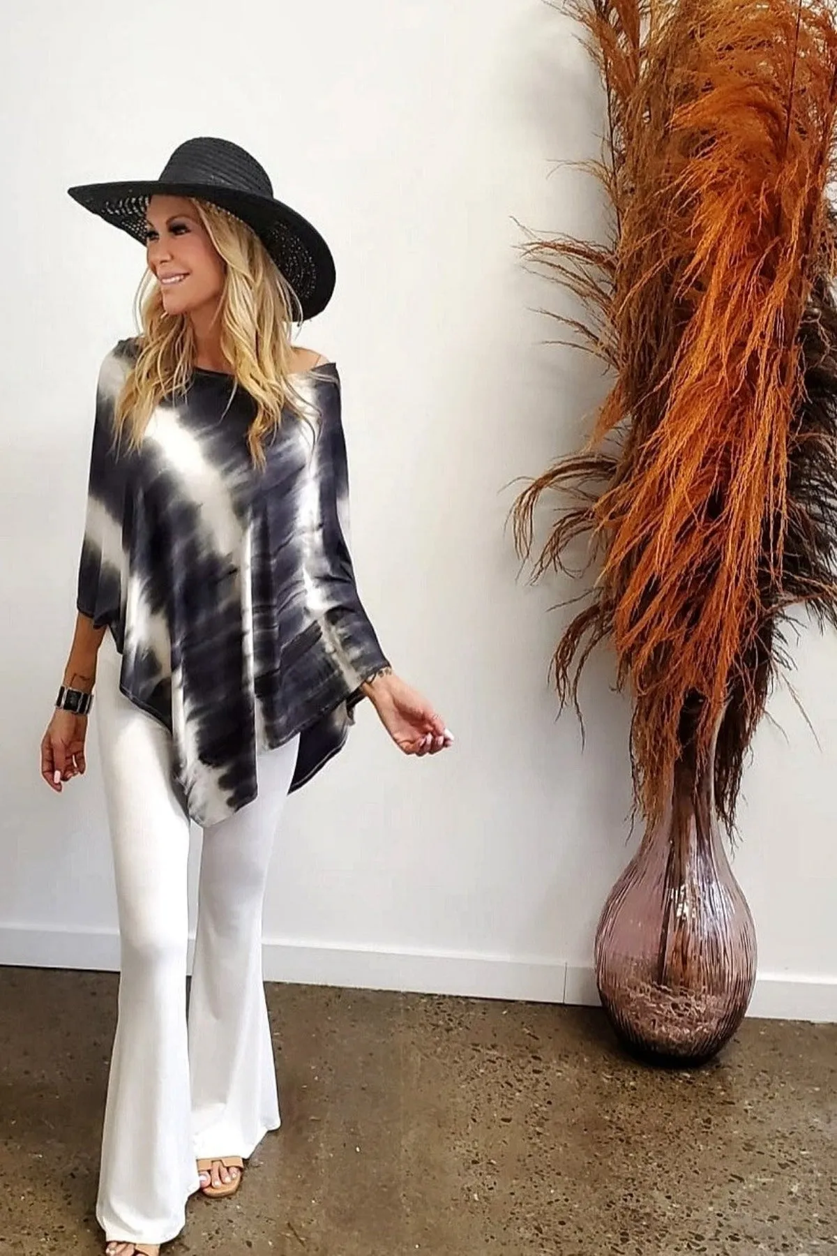 Dip Dye Poncho