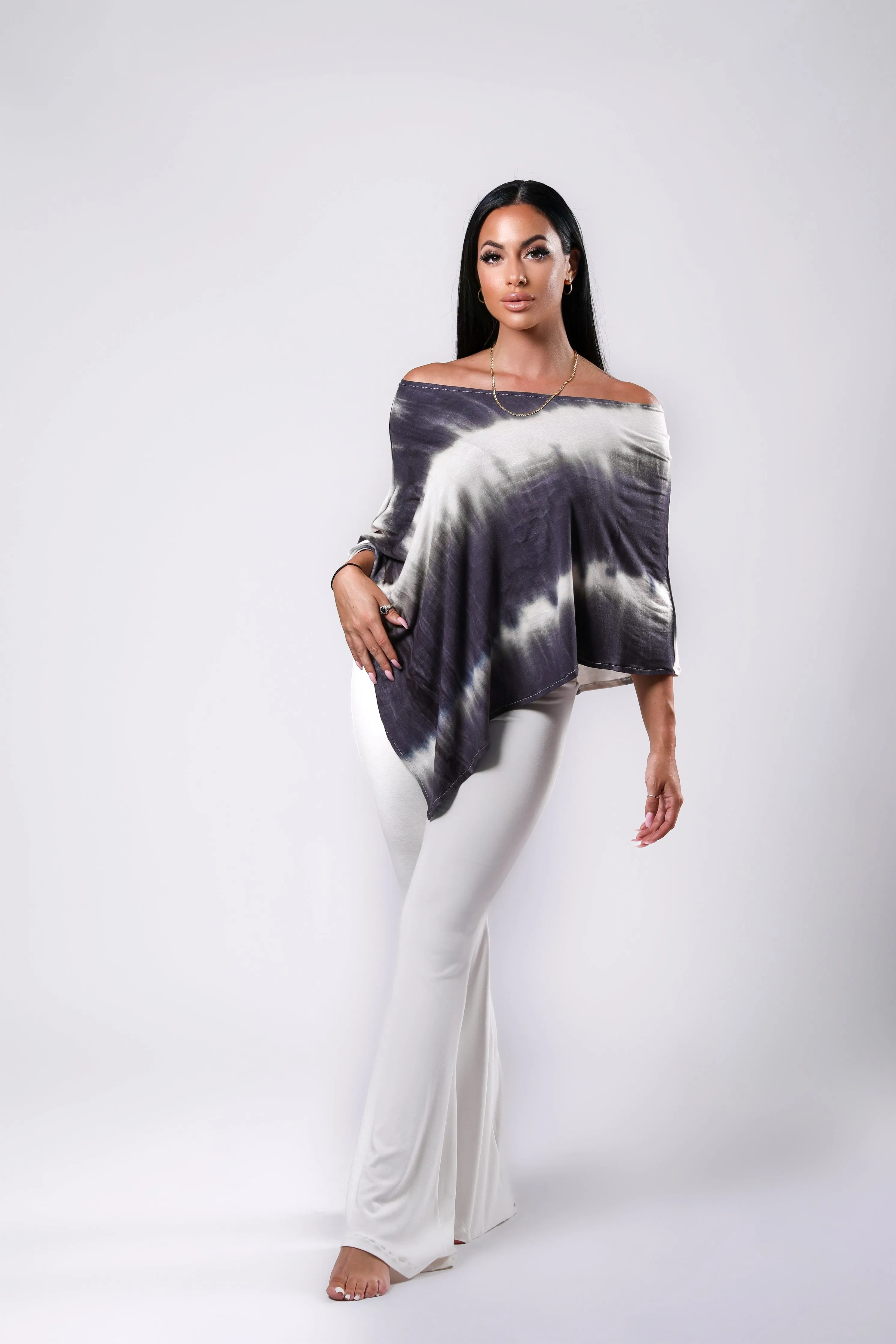 Dip Dye Poncho