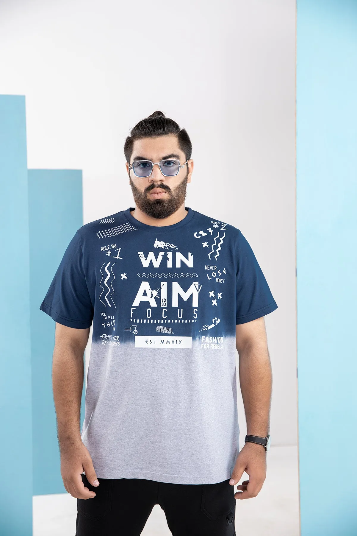 Dip-Dye T-Shirt (Plus Size) - S21 - MT0021P