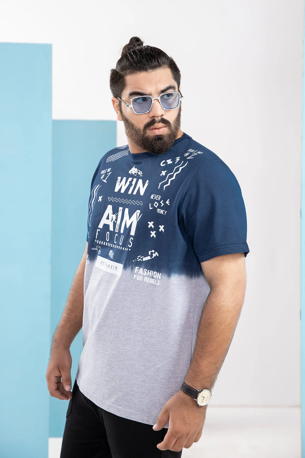 Dip-Dye T-Shirt (Plus Size) - S21 - MT0021P