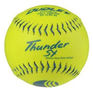 Dudley 12 Inch USSSA Thunder SY Classic M Slowpitch Softball - One Dozen: 4U541Y