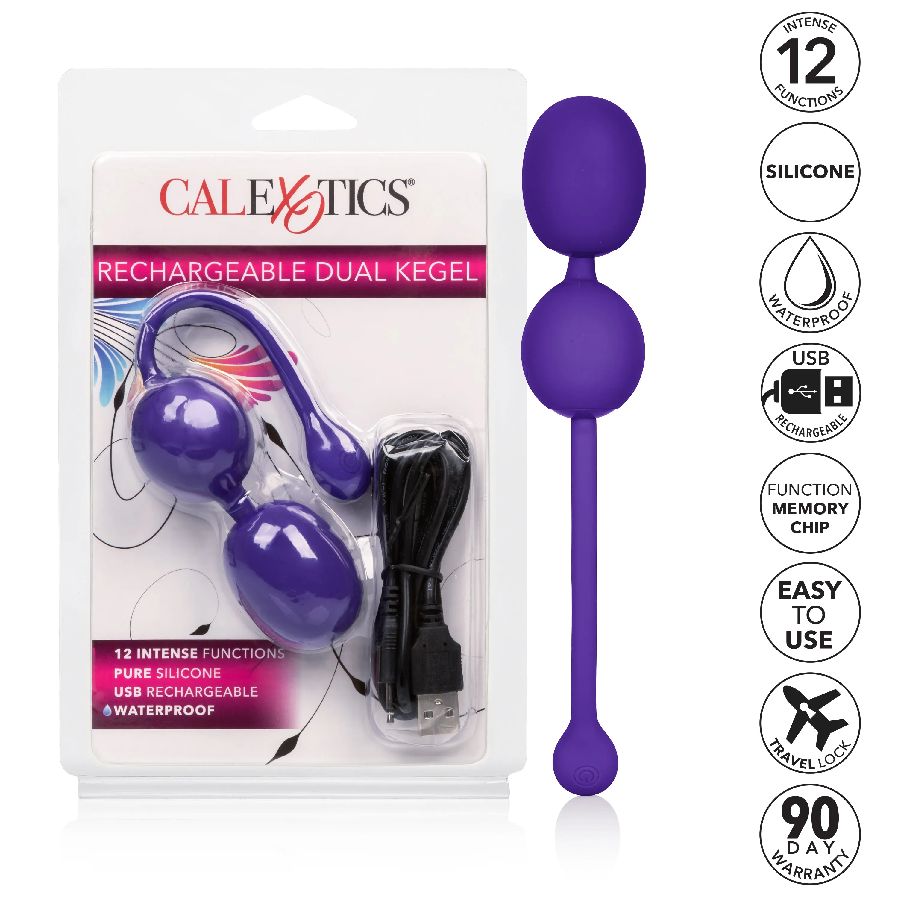 Eco-Friendly Rechargeable Kegel Buddy with 12 Fun Functions