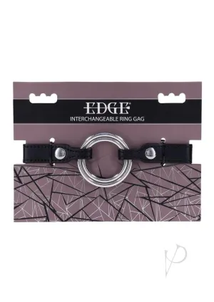 Edge Interchangeable Ring Gag Black