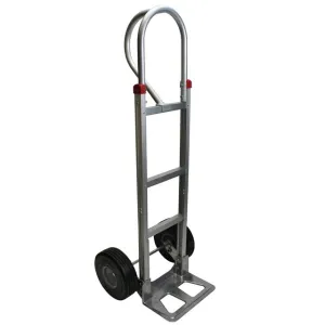 Foam Fill Tire Aluminum Dolly Hand Truck with Vertical Loop Handle
