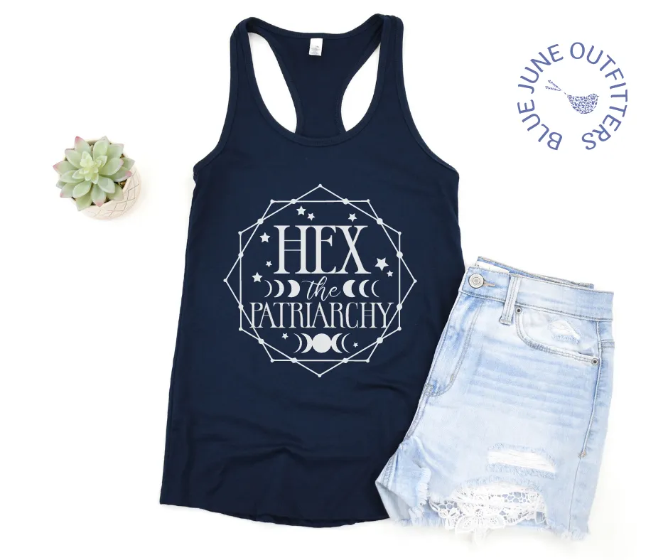 Hex The Patriarchy | Women's Witchy Feminist Tank Top