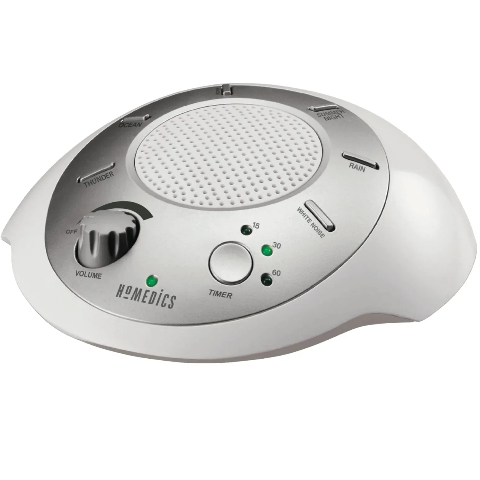 Homedics Sound Spa and White Noise  Machine, 6 Relaxing Nature Sounds, Sound Therapy for Home, Office, Nursery