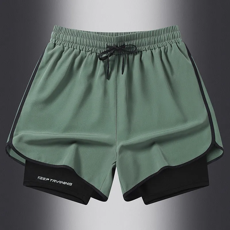 Men's and women's quick-drying sports shorts