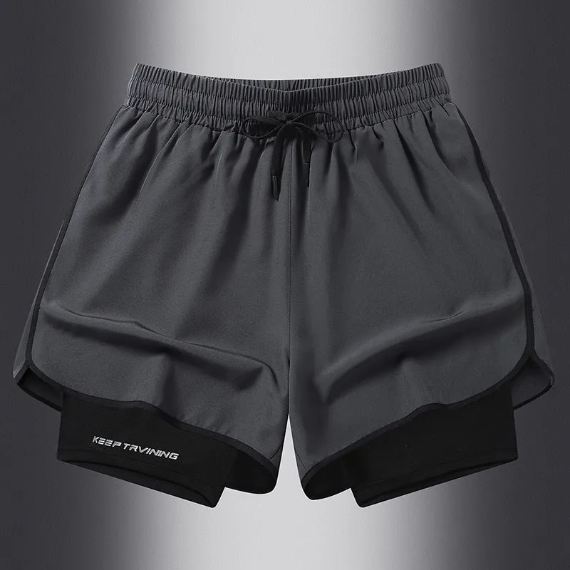 Men's and women's quick-drying sports shorts