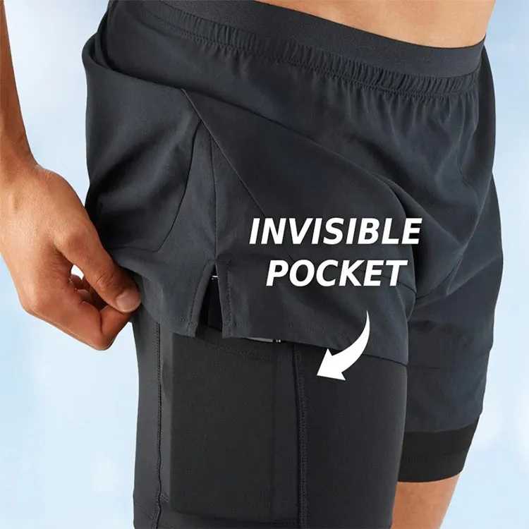 Men's and women's quick-drying sports shorts