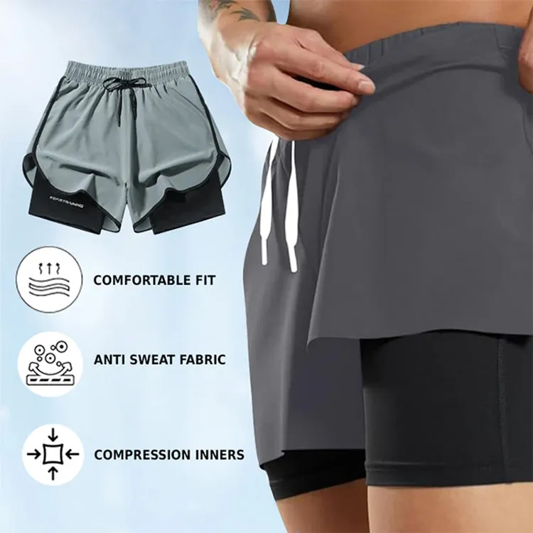 Men's and women's quick-drying sports shorts