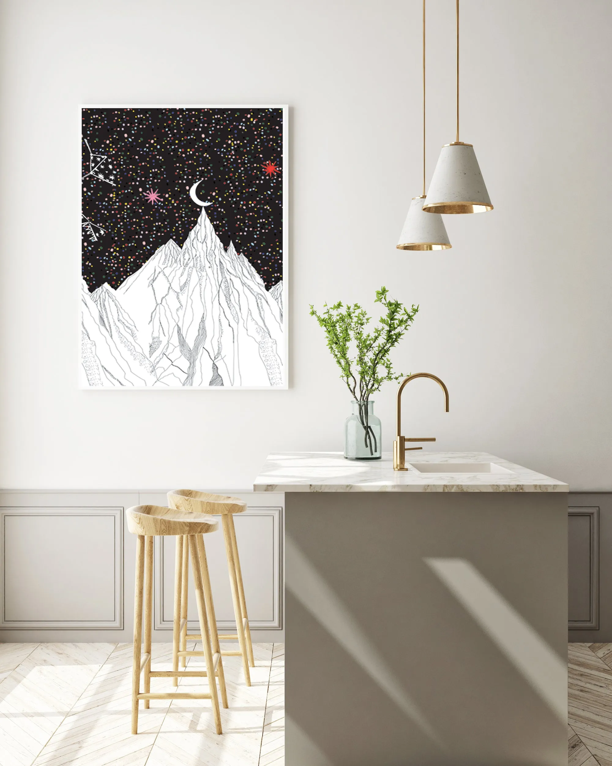 Midnight Blues Wall Art
