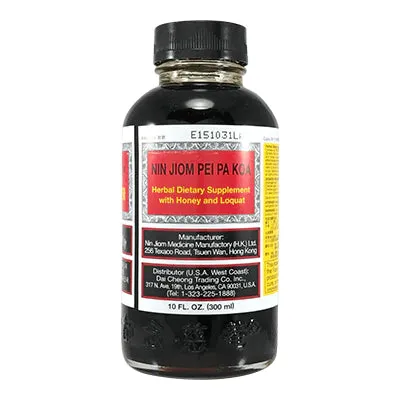Nin Jiom Pei Pa Koa Loquat Sore Throat Syrup