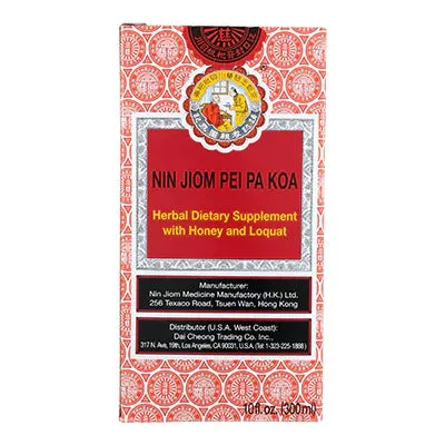 Nin Jiom Pei Pa Koa Loquat Sore Throat Syrup