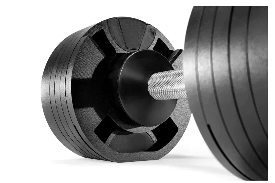 NÜOBELL 50lb Adjustable Dumbbells