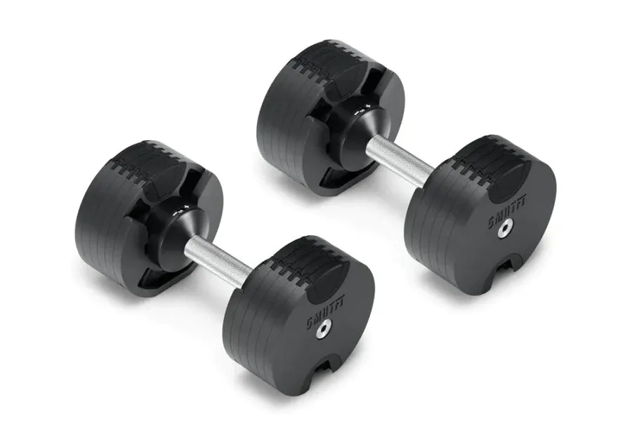 NÜOBELL 50lb Adjustable Dumbbells