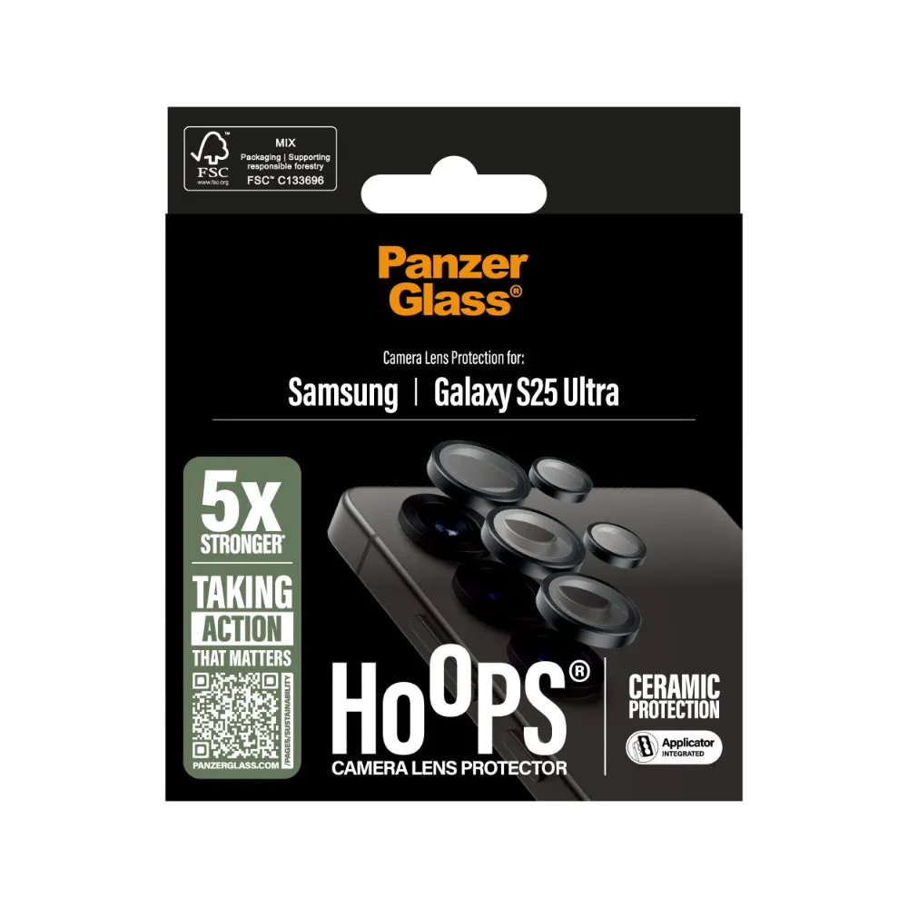 PANZERGLASS Samsung Galaxy S25 Ultra Camera Lens Protector Hoops Ceramic