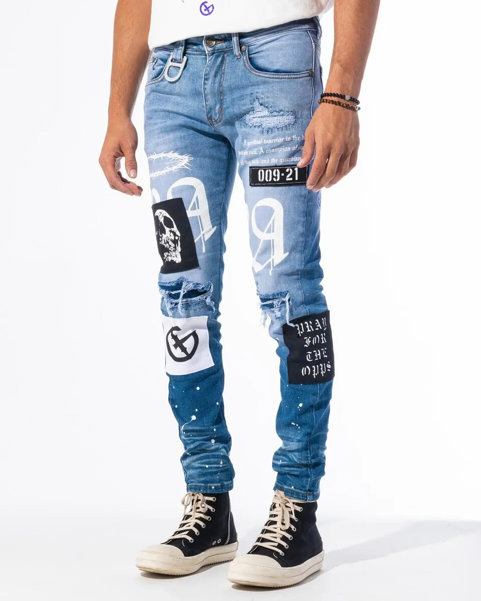 "Resistance" Denim-Blue