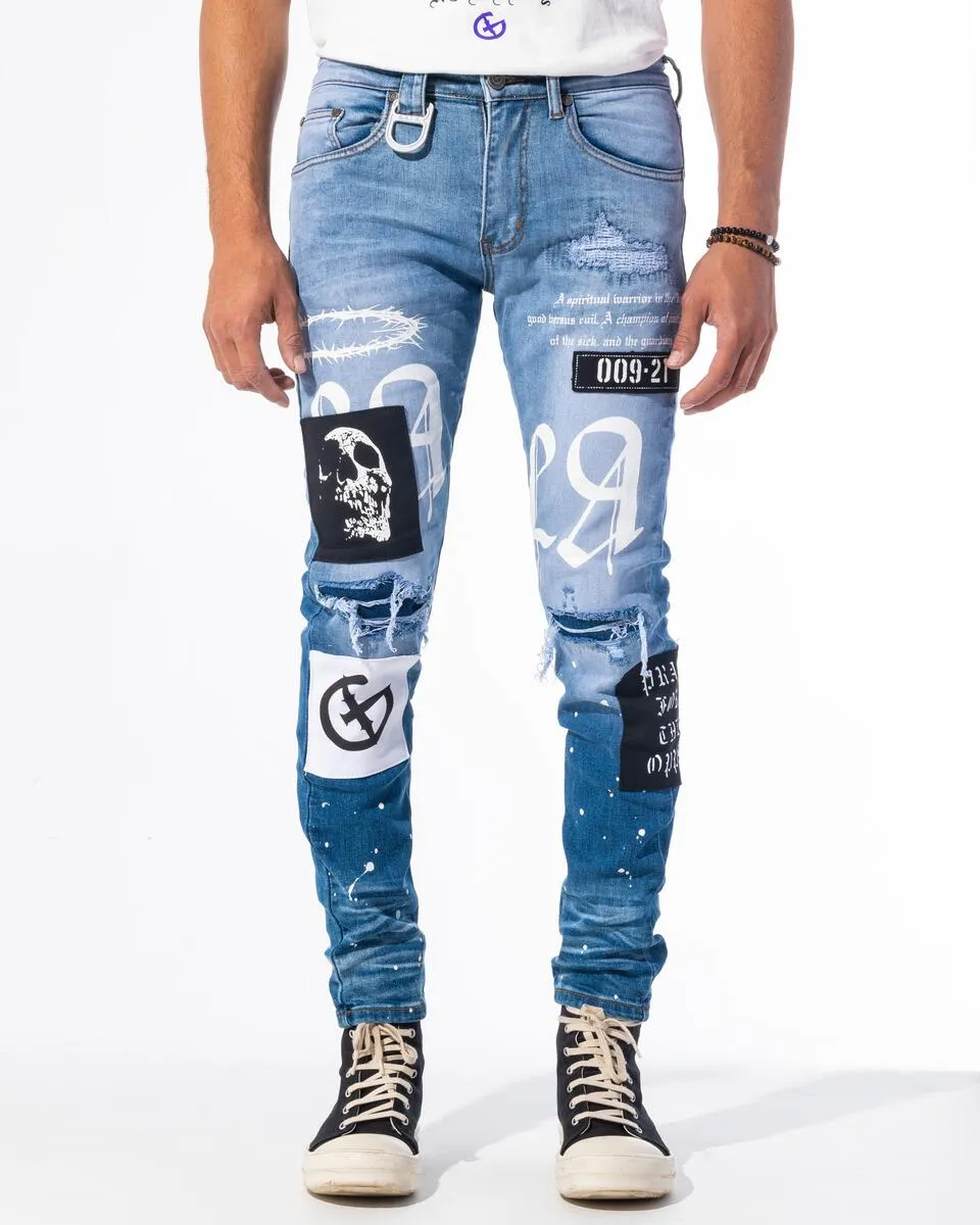 "Resistance" Denim-Blue