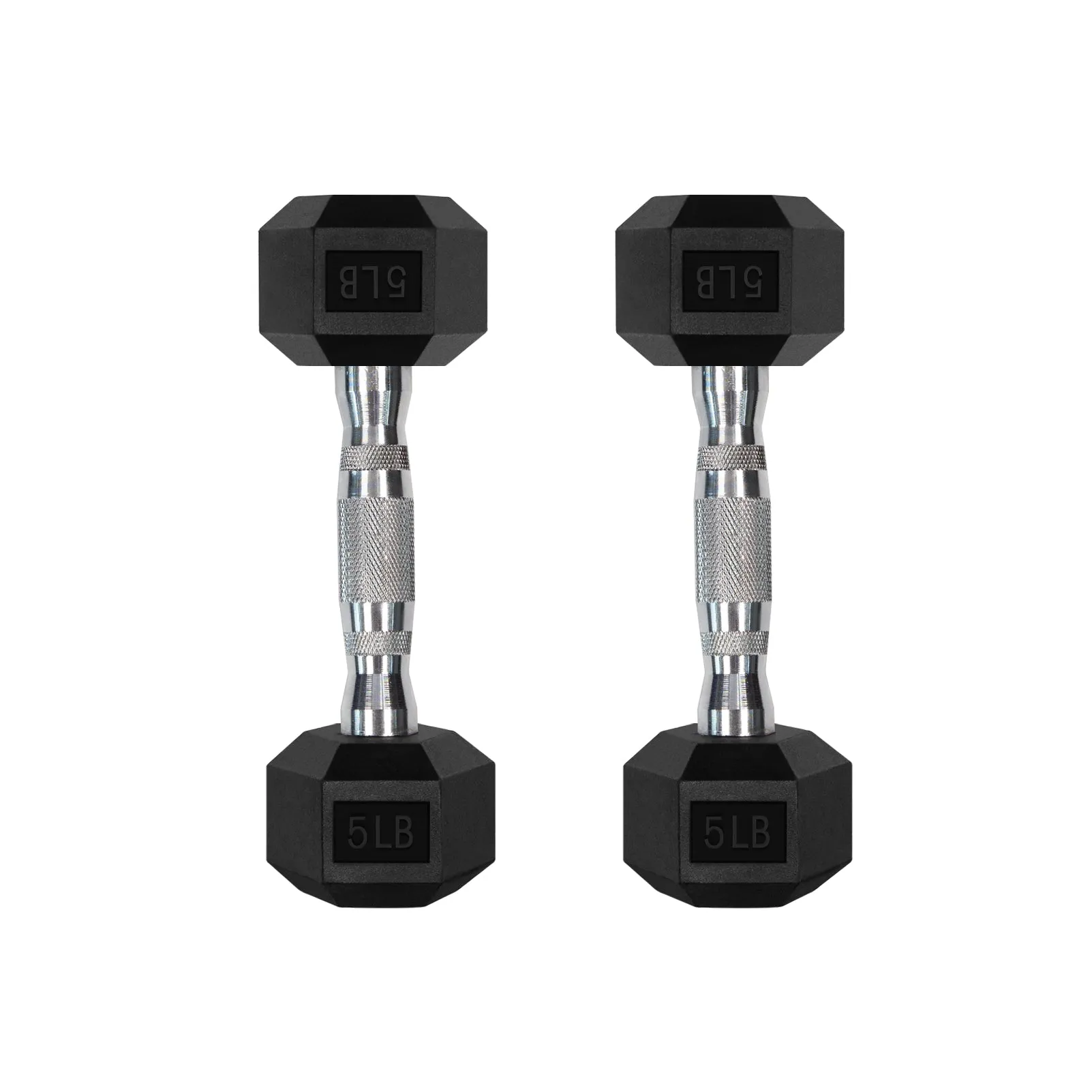 RitFit Rubber Hex Dumbbells Pairs and Sets