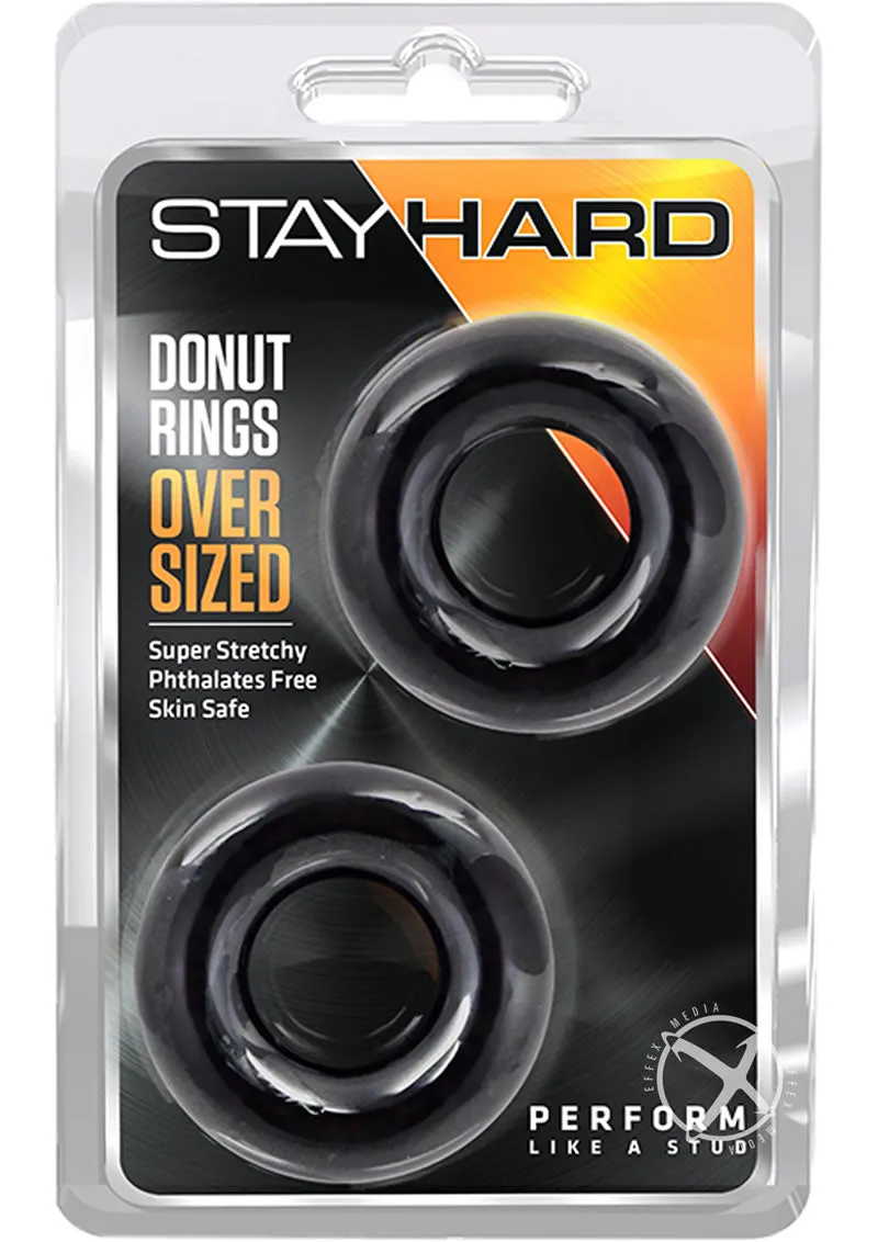 Stay Hard Donut Rings Oversized