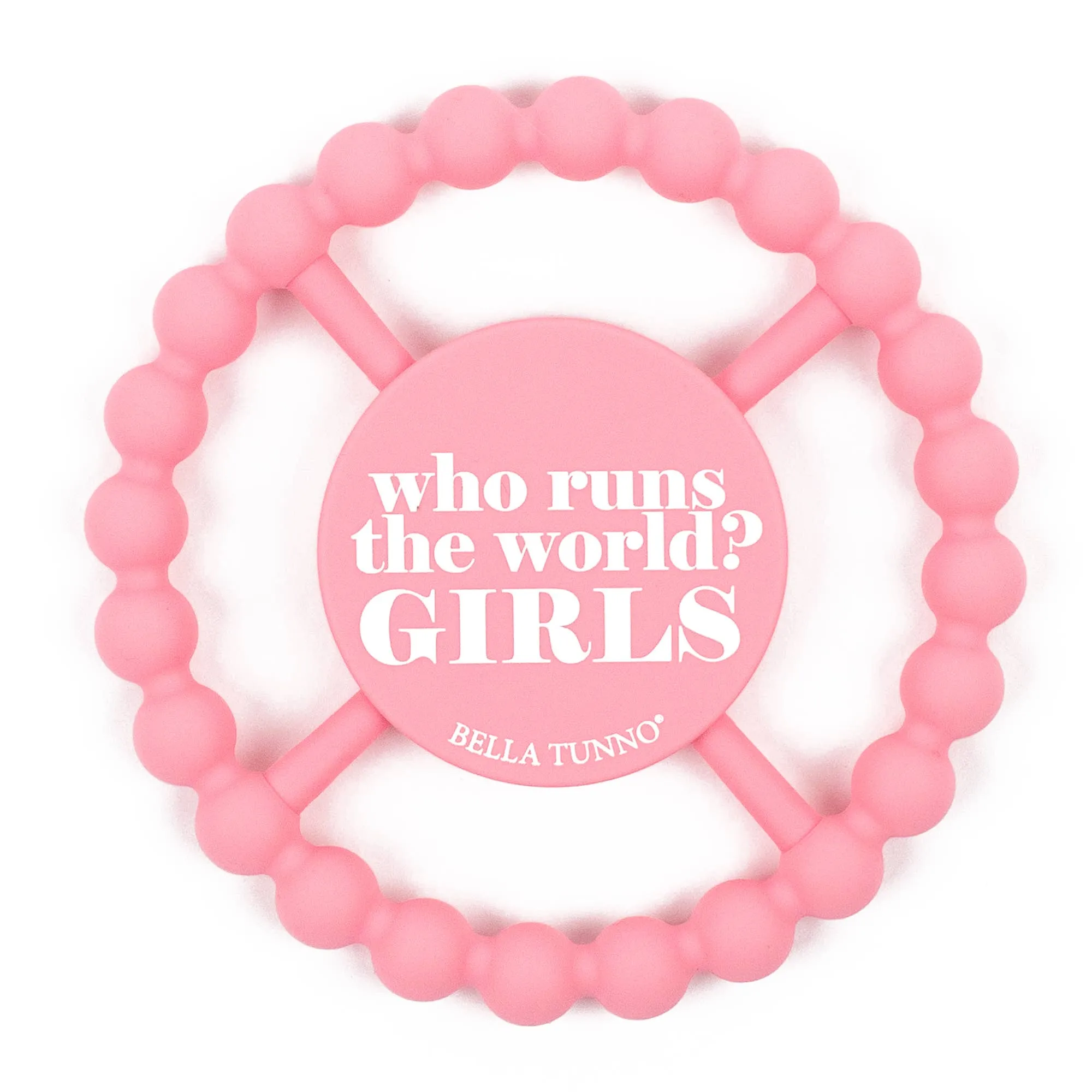 Who Runs the World Happy Teether